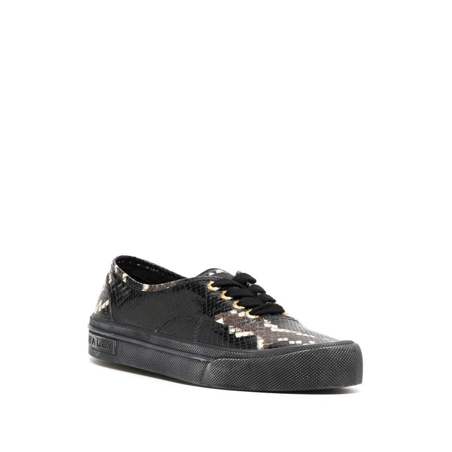 Bally Lyder Snakeskin-Effect Low-Top Sneakers 2