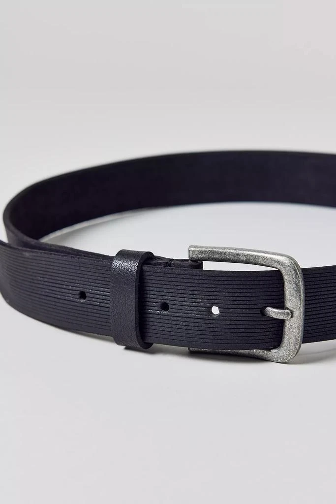 Urban Outfitters Ribbed Trim Slim Leather Belt 2