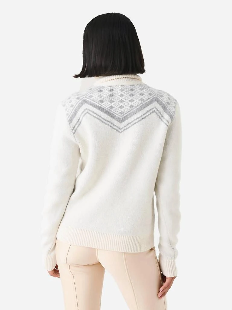 JET SET Ski Wool Turtleneck Sweater In Off White 3