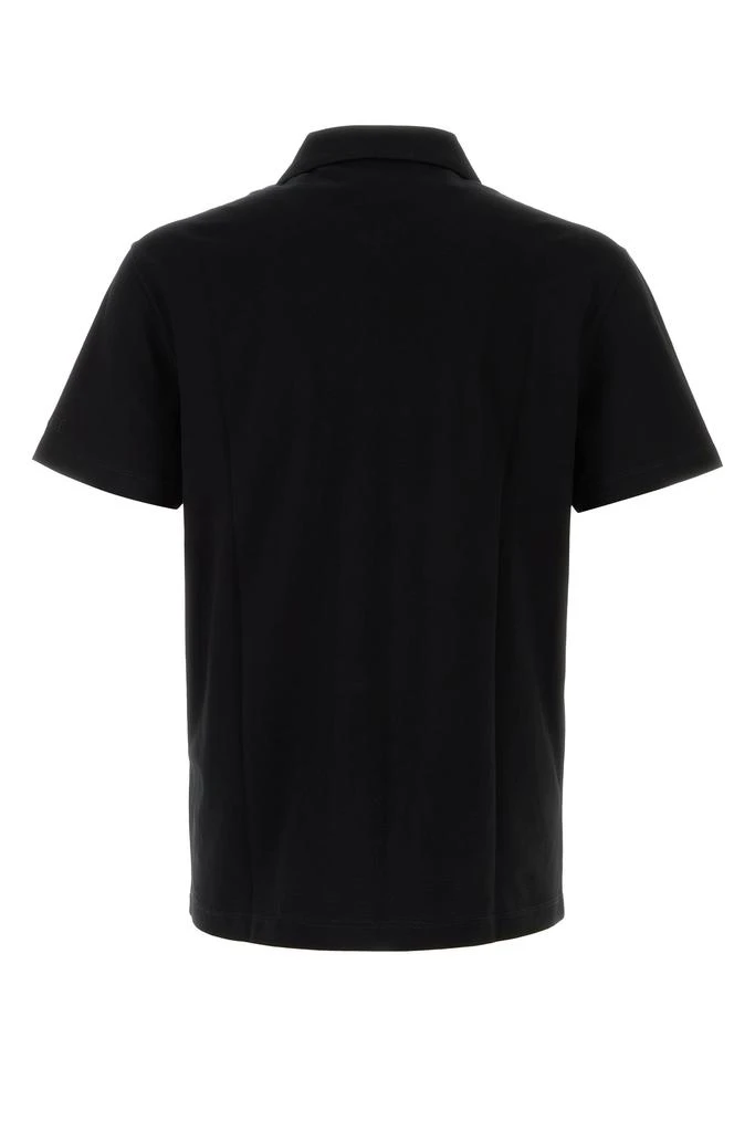 Versace Black piquet polo shirt 2