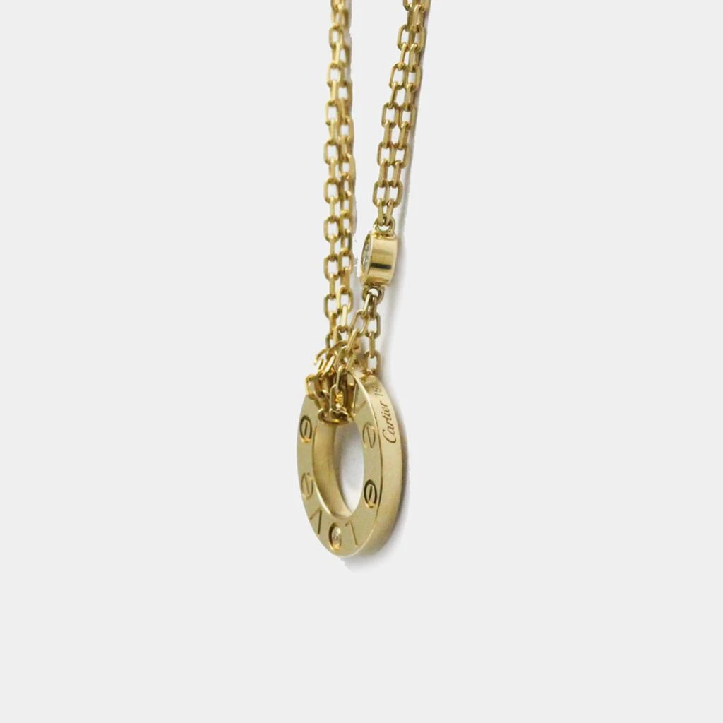 Cartier Cartier 18K Yellow gold 2 Diamond LOVE Necklace 2