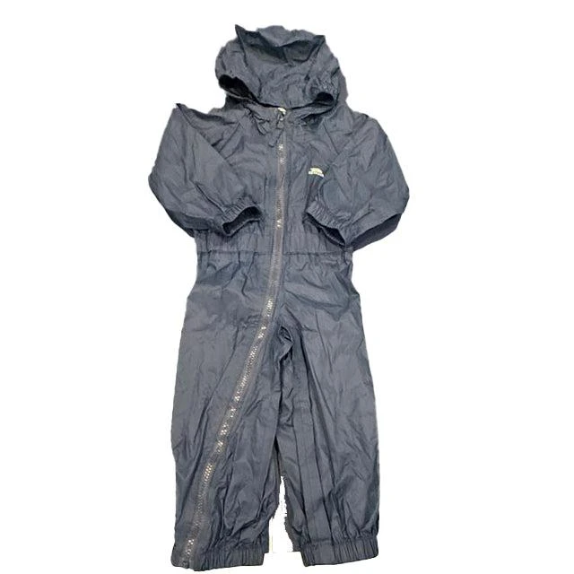 Trespass Boys Navy Rain Coat 1