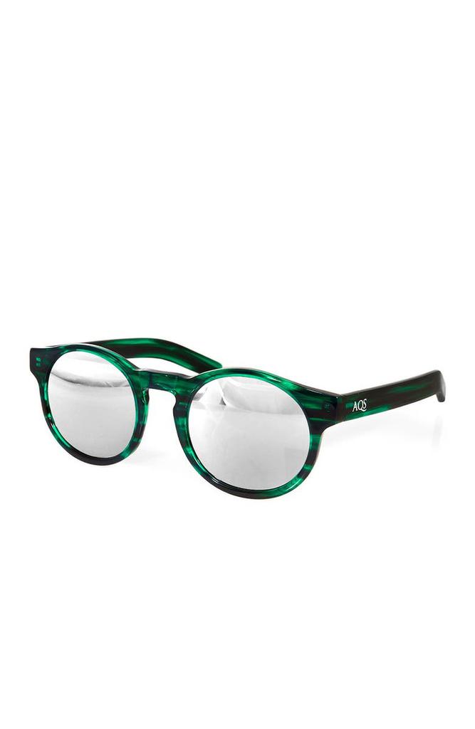 AQS Benni 49mm Green Acetate Sunglasses