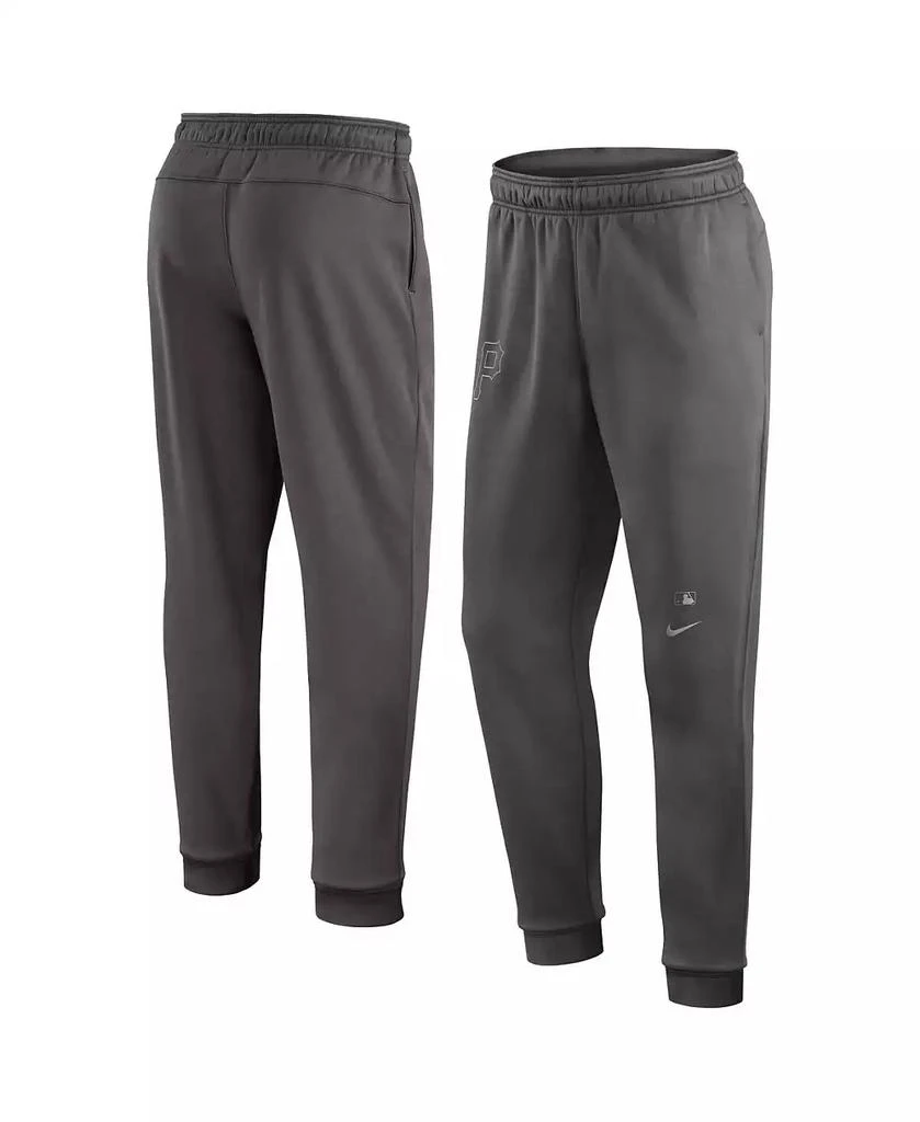 NIKE Men's Gray Pittsburgh Pirates Authentic Collection Travel Player Performance Pants 1