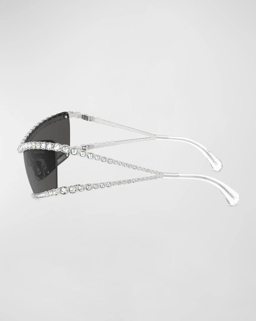 Swarovski Crystal Metal Wrap Sunglasses 2