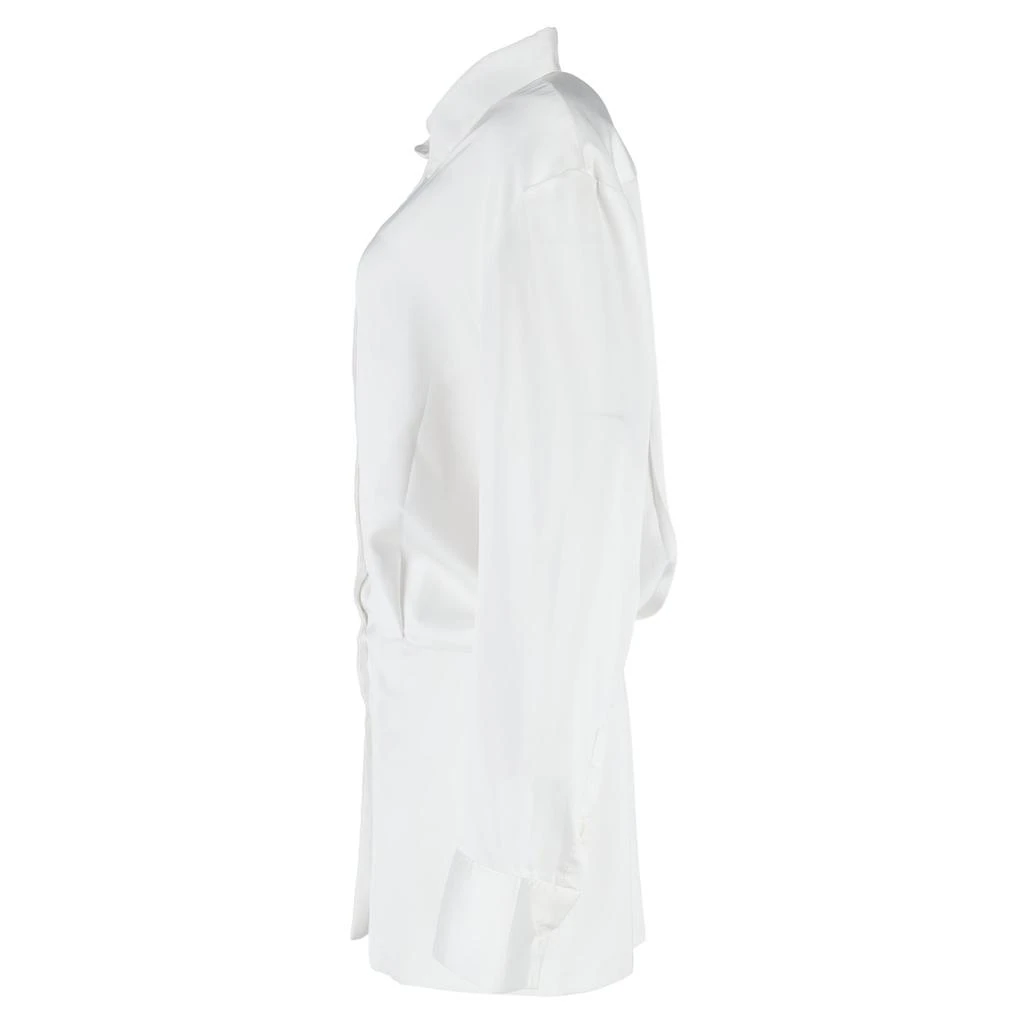 The Frankie Shop Oversized Shirt in White Cotton 2