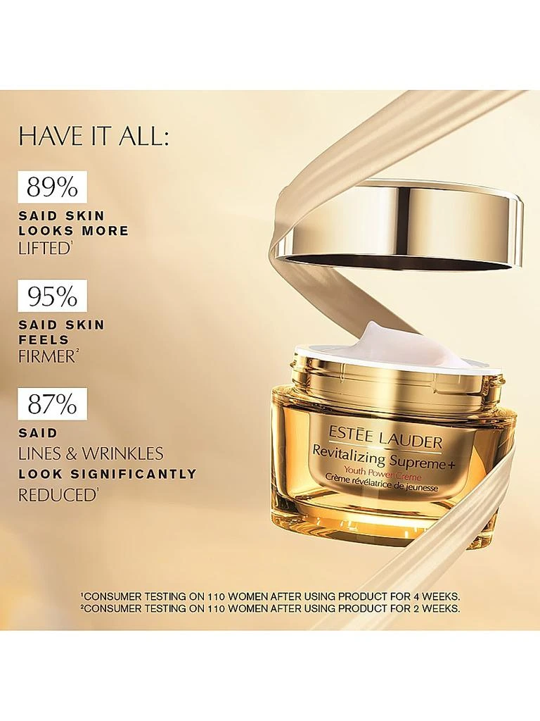 Estée Lauder Revitalizing Supreme+ Youth Power Cream Moisturizer With Hyaluronic Acid & Peptides 8