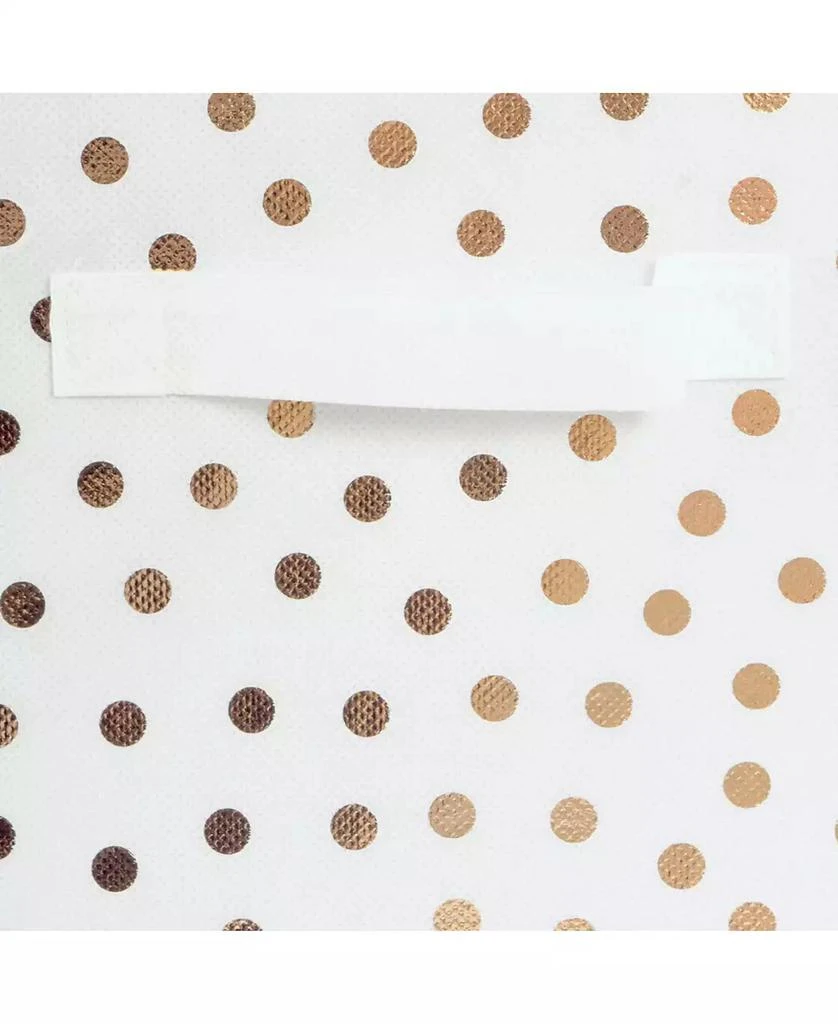 Design Imports Non-woven Polyester Cube Small Dots Set of 2 4
