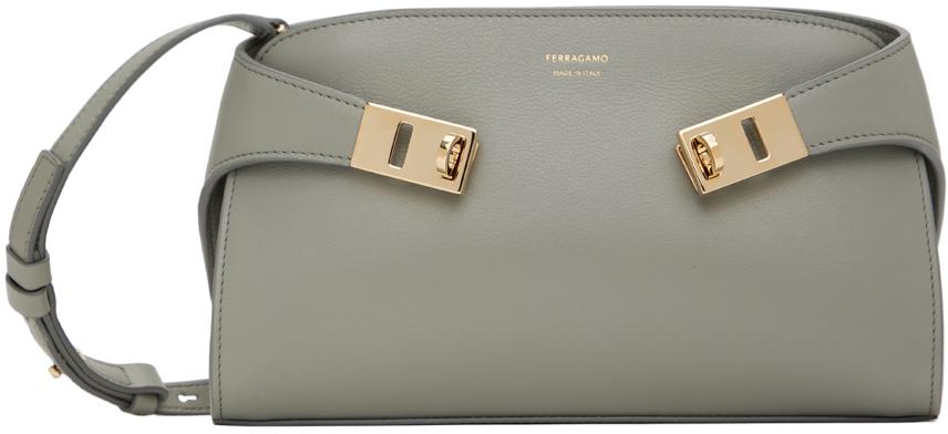 Ferragamo Gray Hug Crossbody Bag