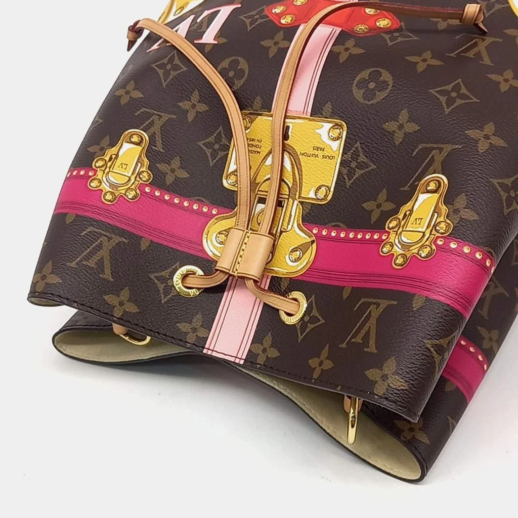 Louis Vuitton Louis Vuitton Brown Coated Canvas Neonoe Bucket Bag 5