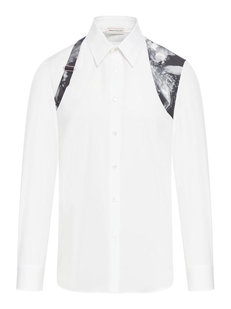 Mcqueen Shirt with Harness Wax Flower print