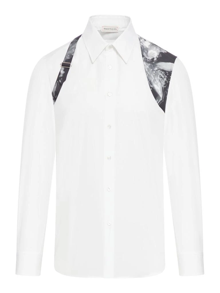 Mcqueen Shirt with Harness Wax Flower print 1