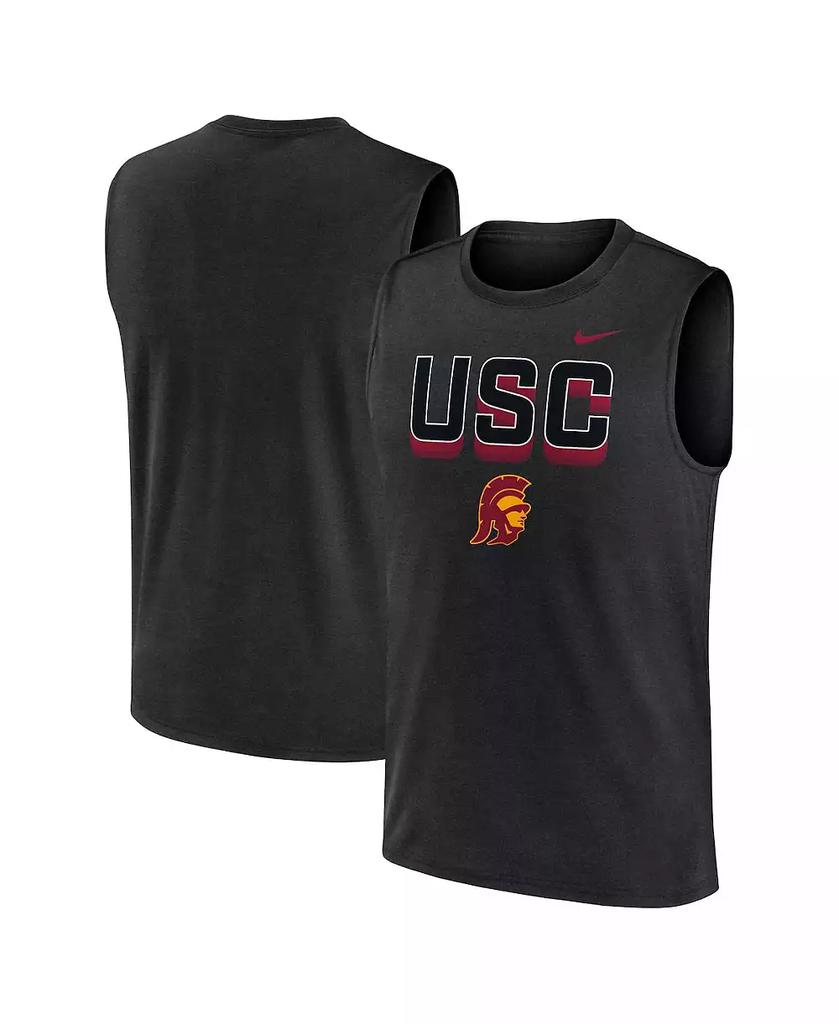 NIKE Men's Black USC Trojans Primetime Tricode Legend Performance Tank Top