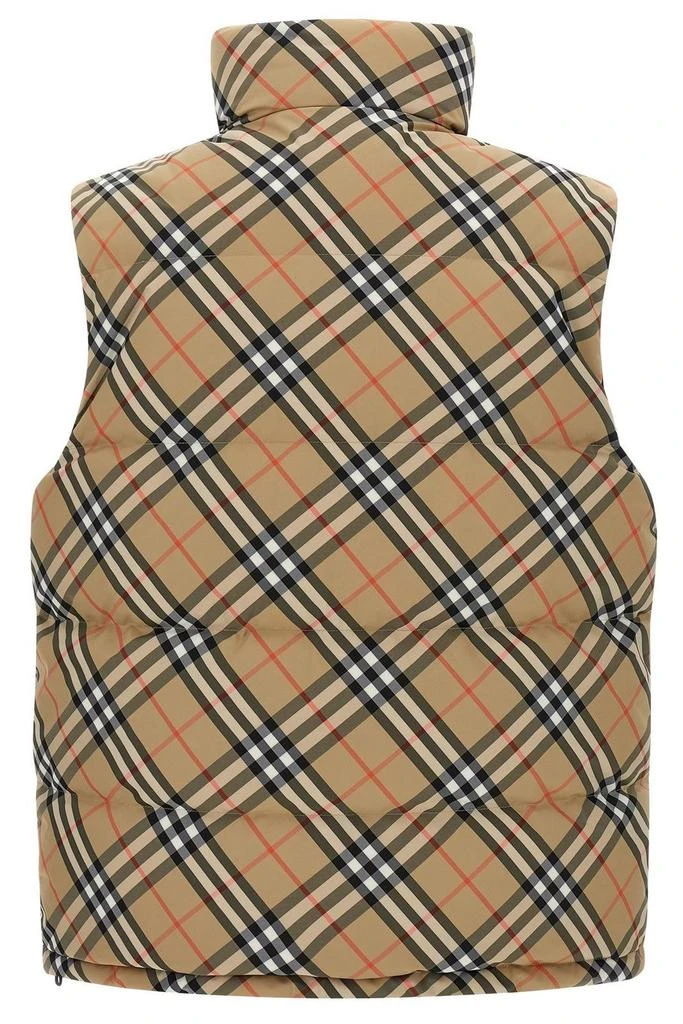 Burberry Burberry Checked Zip-Up Reversible Padded Vest 2