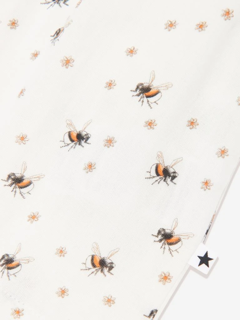 MOLO Molo Baby Girls Bee Print Dress in White 3