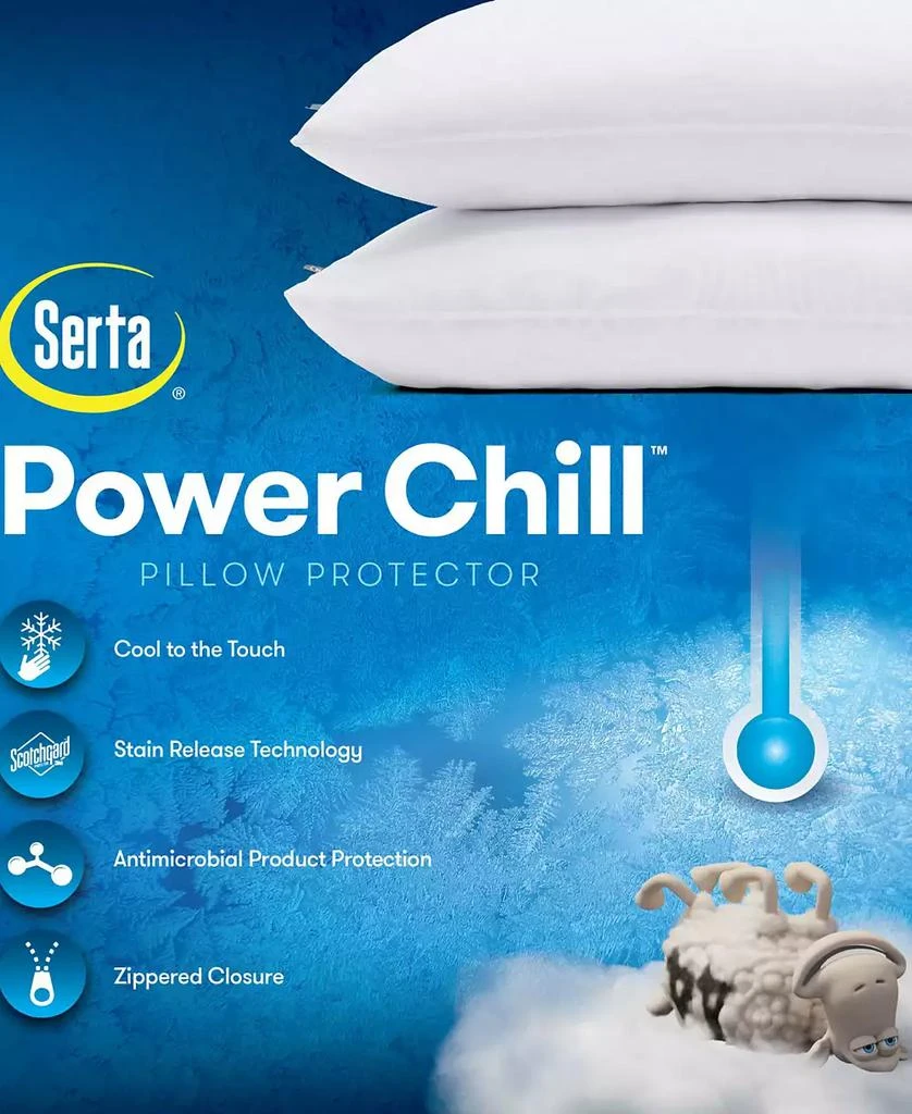 Serta Power Chill Ultra 2-Pack Pillow Protectors Set 5