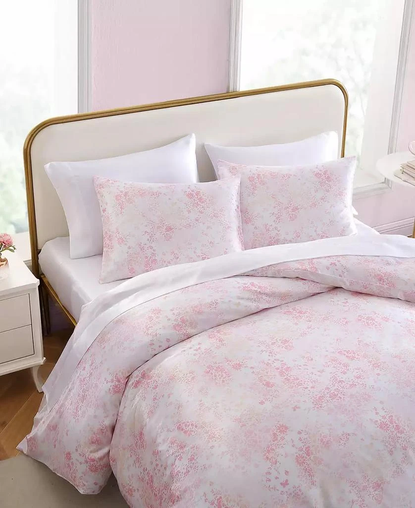 Betsey Johnson Butterfly Garden Satin 2 Piece Duvet Cover Set 3