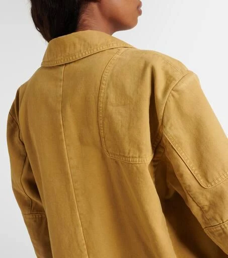 Max Mara Dizzy oversized cotton canvas blazer 6