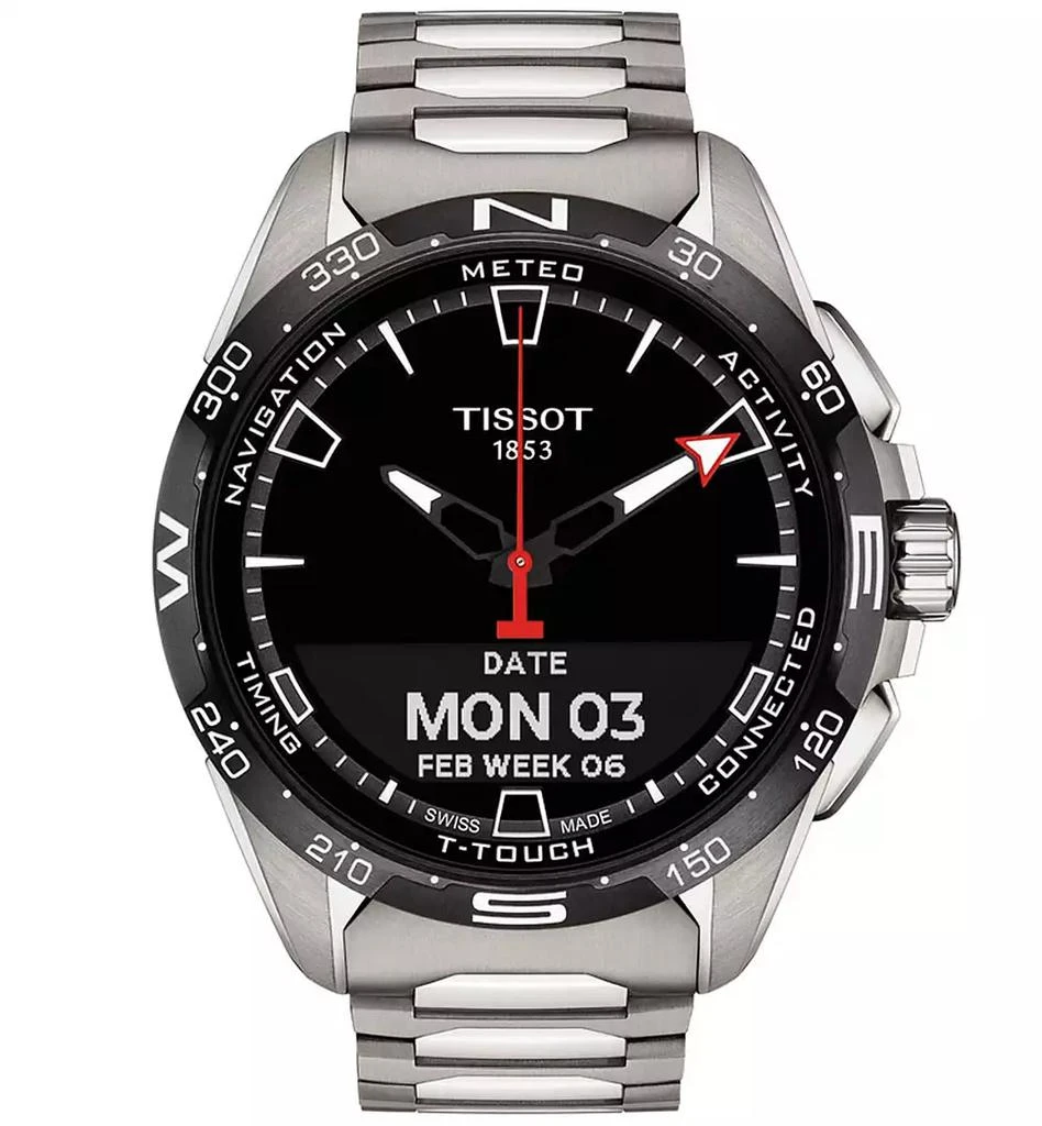 Tissot Men
s Swiss T-Touch Connect Solar Titanium Bracelet Smart Watch 48mm 8
