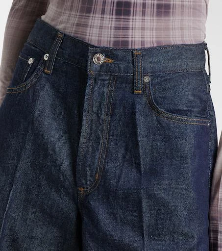 AGOLDE Nolan high-rise denim Bermuda shorts 4