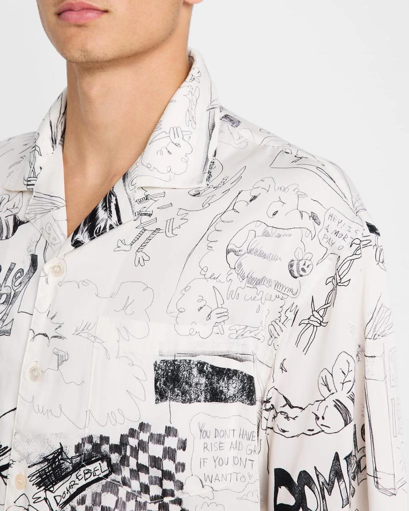 DOMREBEL Men's Silly Camp Shirt 5