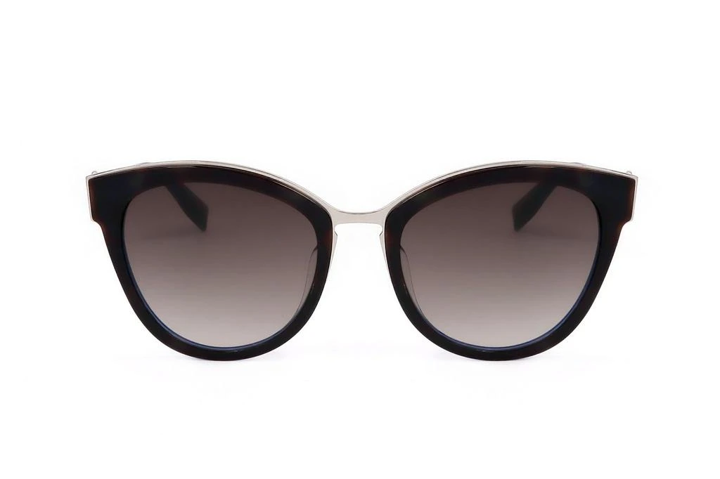 TRUSSARDI Trussardi Cat Eye Semi Rimless Sunglasses 1
