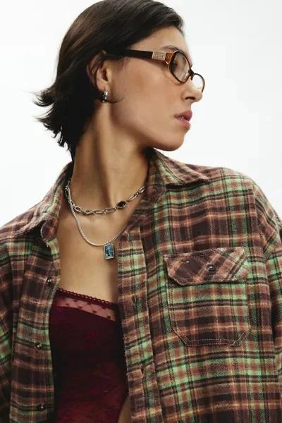 BDG BDG Dani Oversized Flannel Shirt 3