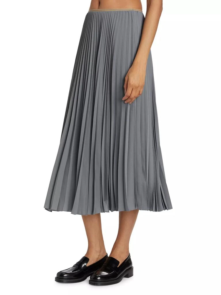 Vince Draped Pleated Skirt 4