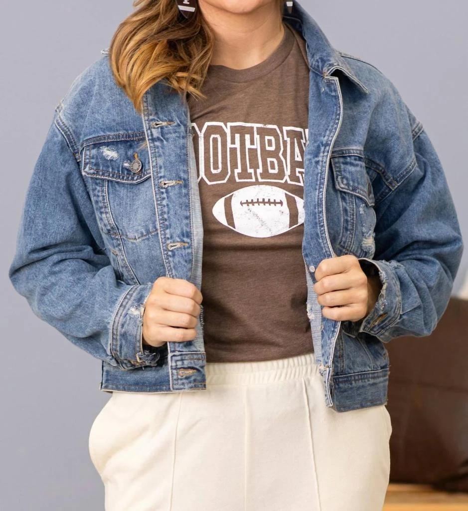 Judy Blue Judy Blue - Distressed Denim Jacket