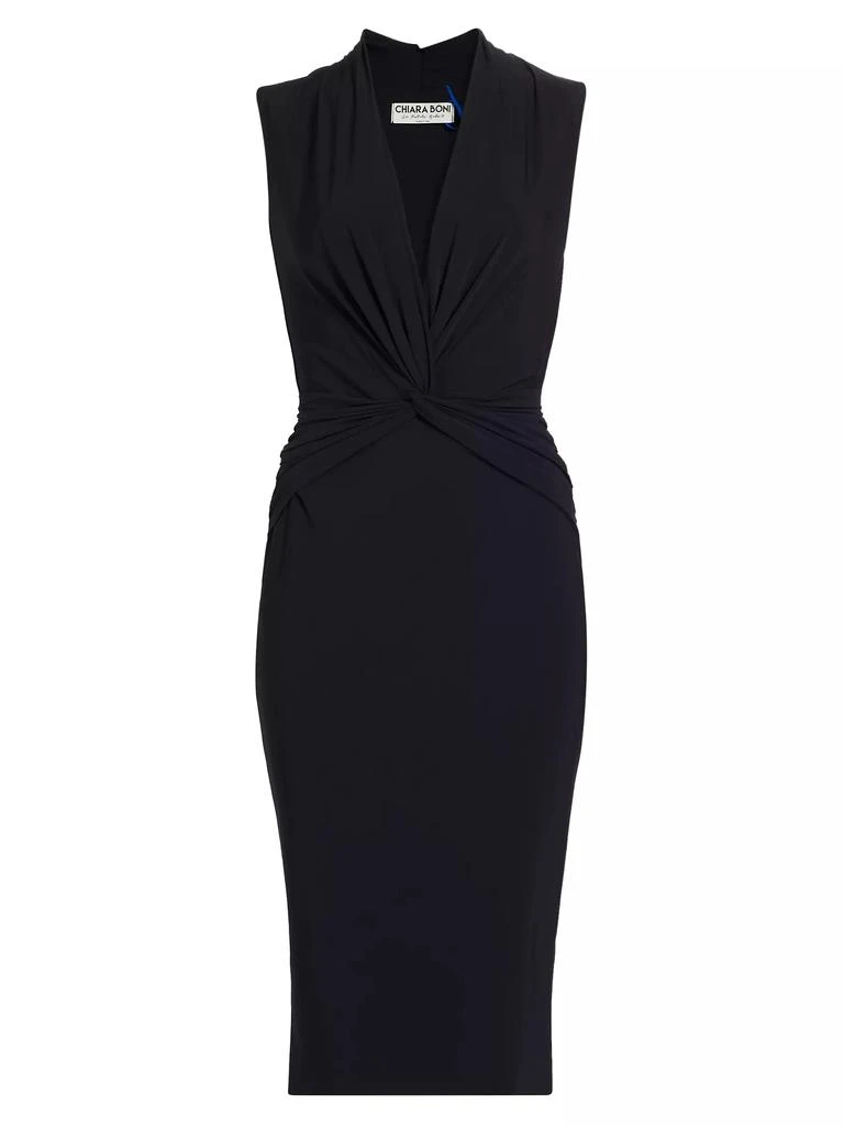 Chiara Boni Lalia V-Neck Cocktail Dress 1