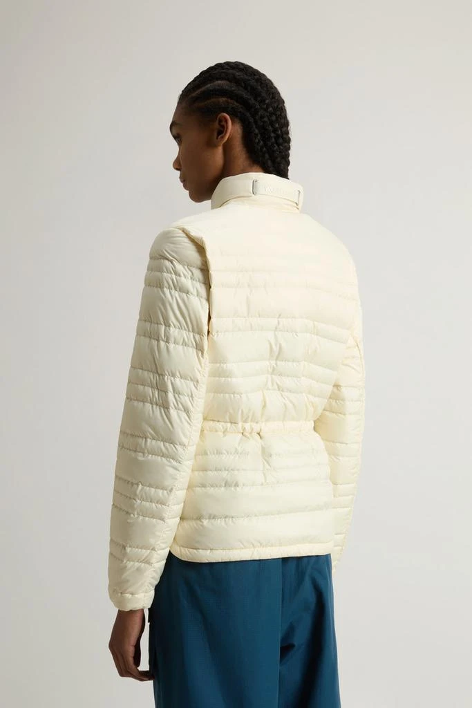 Woolrich Padded Microfiber Jacket - Women - Blue 3