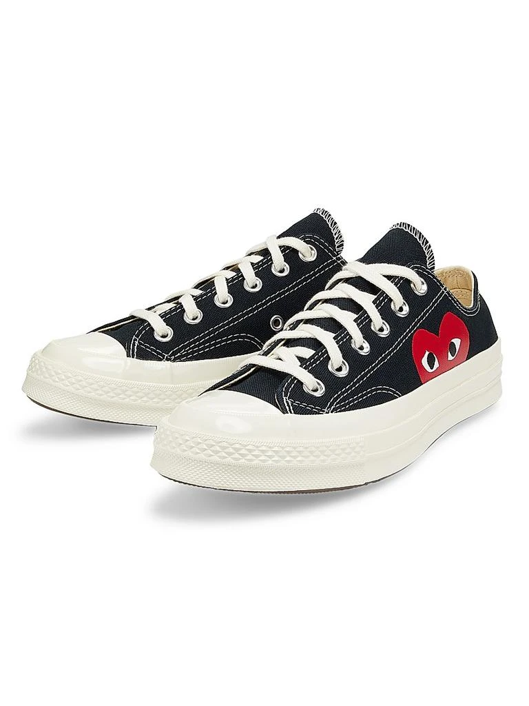 Comme des Garcons CdG PLAY x Converse Women's Chuck Taylor All Star Peek-A-Boo Low-Top Sneakers 2
