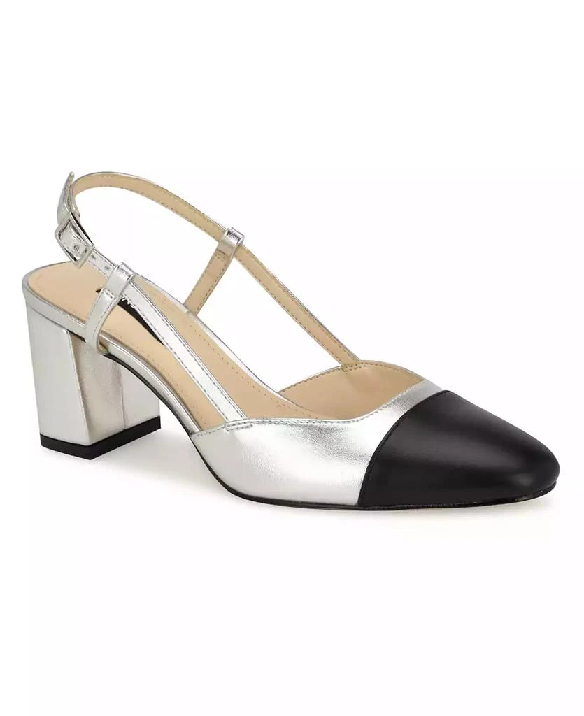 Nine West Women's Unda Slingback Block Heel Pumps 1