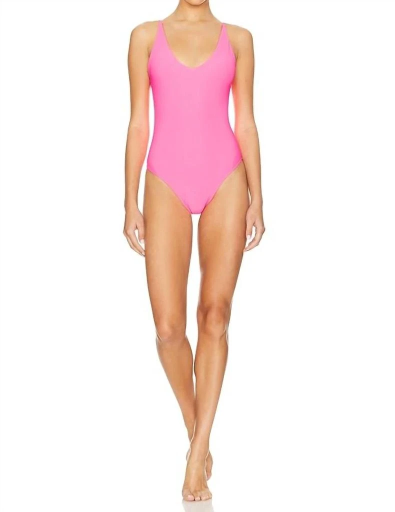 Beach Riot Beach Riot - Reese Scoop Neck One Piece 1