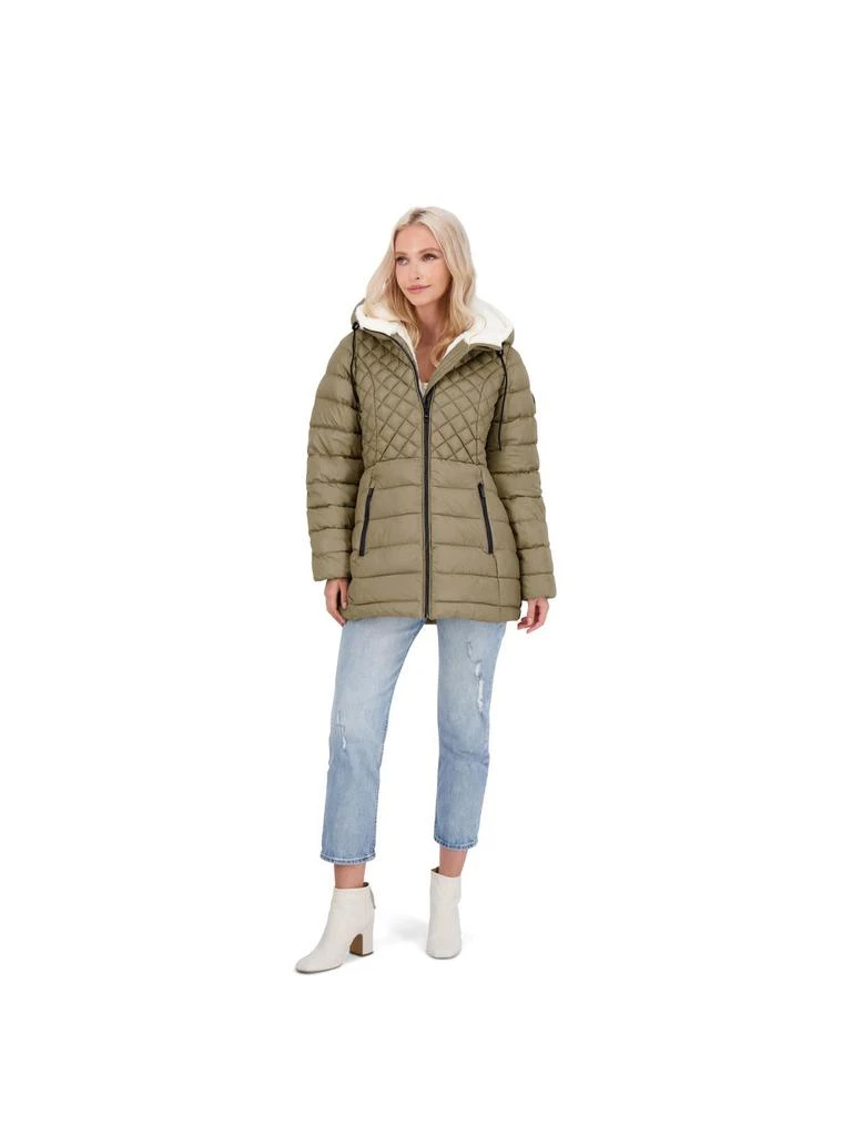 Steve Madden Cozy Lined Glacier Shield Womens Cozy Quilted Glacier Shield Coat 1