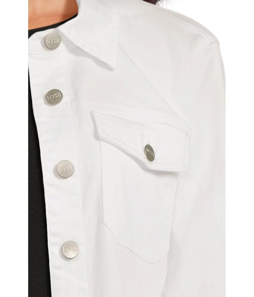 NYDJ Frayed Hem Denim Jacket 4