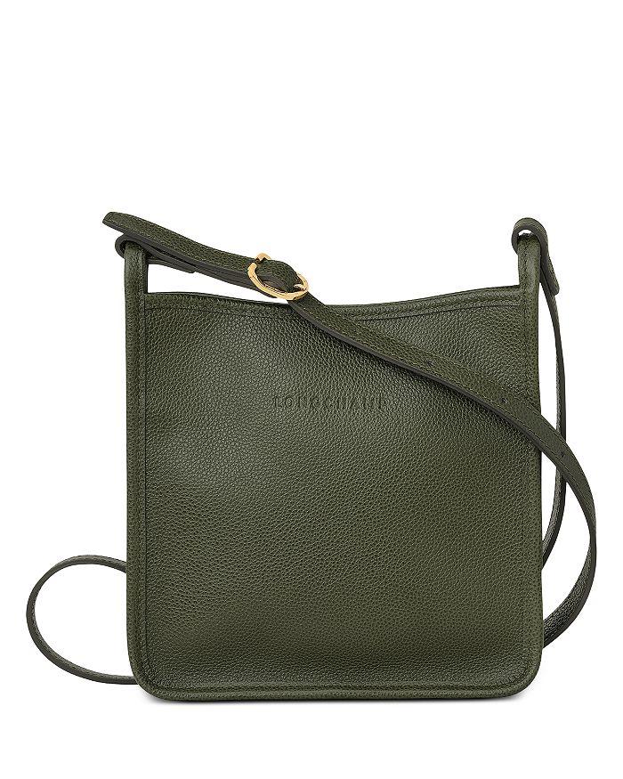 Longchamp Le Foulonné Small Zip Leather Crossbody