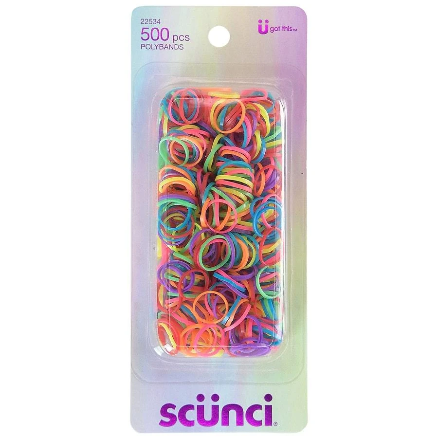 Scunci No Damage Mini Rubber Hair Polybands 3