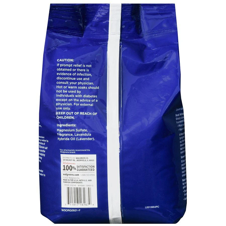Walgreens Epsom Salt Lavender 2