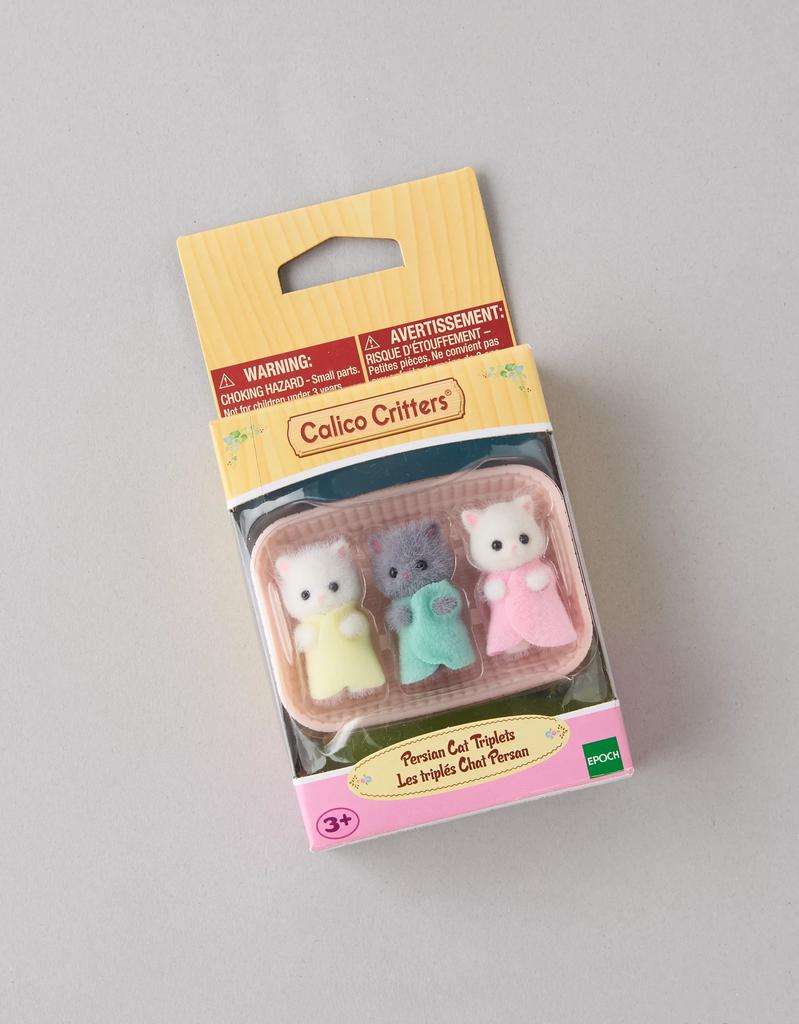 AE Calico Critters Persian Cat Triplets