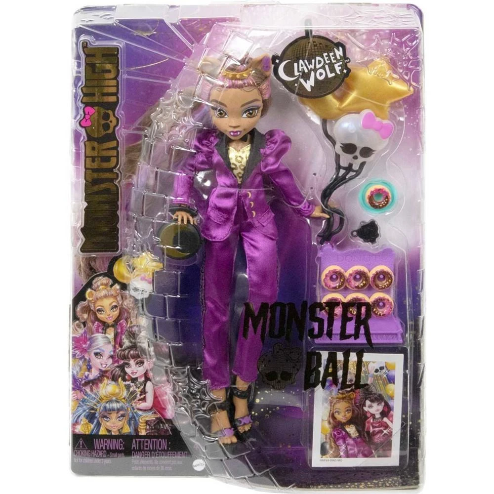 Monster High Clawdeen Wolf Doll in Monster Ball Party Fashion with Accessories 2