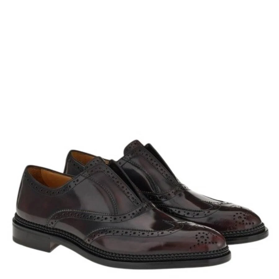 Salvatore Ferragamo Gaudino Leather Oxford Shoes 2