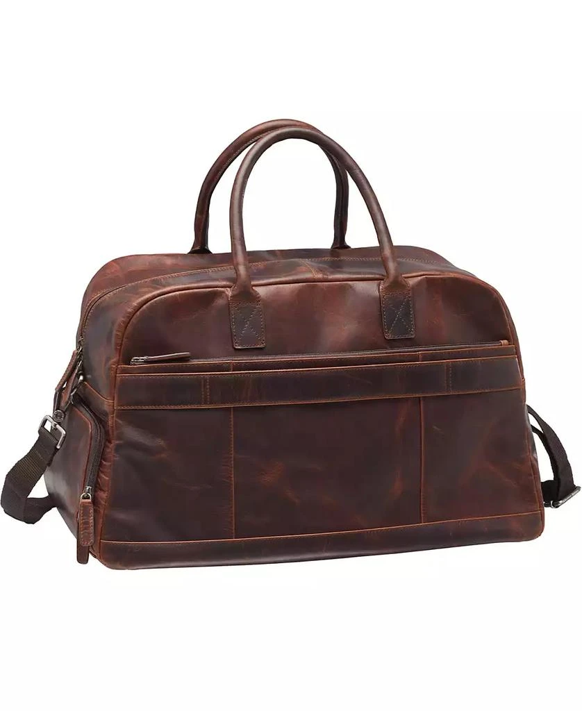 Mancini Leather Goods Men's Buffalo Classic Duffel Bag 2