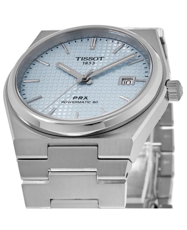 Tissot Tissot PRX Powermatic 80 Light Blue Dial Steel Men's Watch T137.407.11.351.00