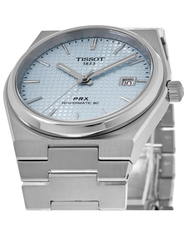 Tissot Tissot PRX Powermatic 80 Automatic Ice Blue Dial 35mm Steel Women's Watch T137.207.11.351.00 2