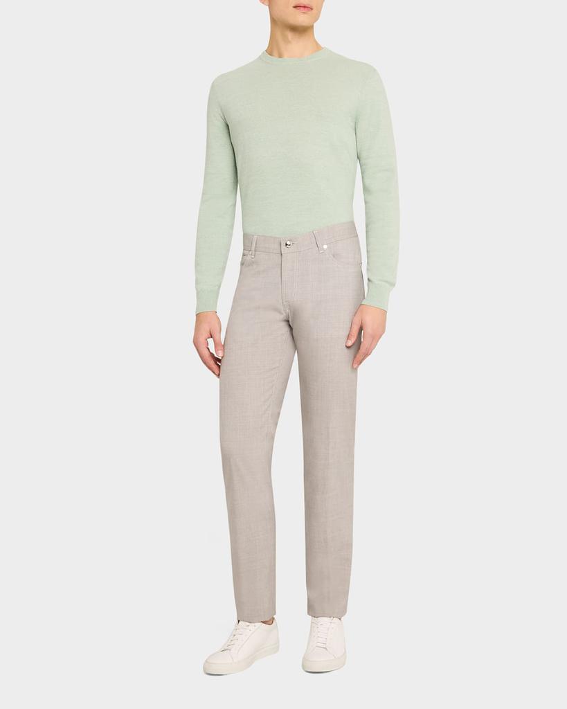 Marco Pescarolo Men's 130s Tropical Wool 5-Pocket Pants