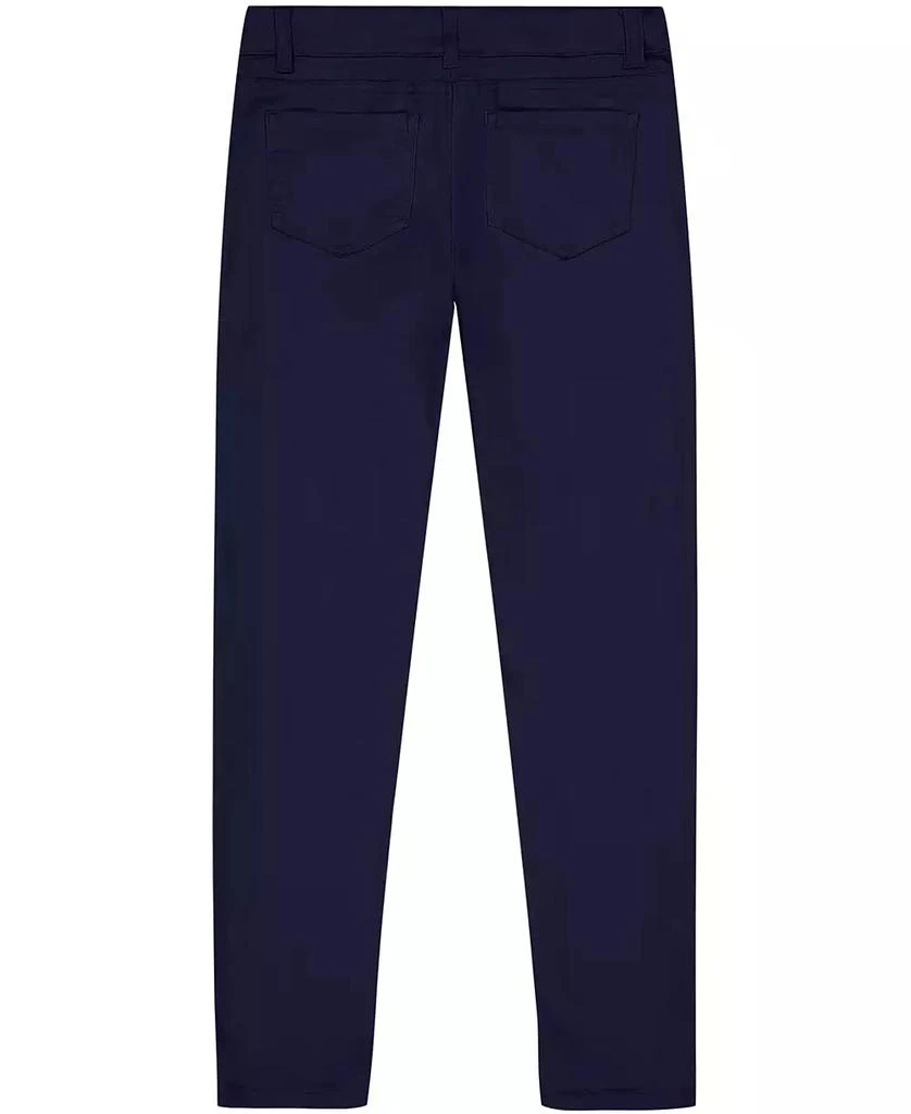 Nautica Big Girls Uniform 5 Pocket Stretch Sateen Skinny Pants 2