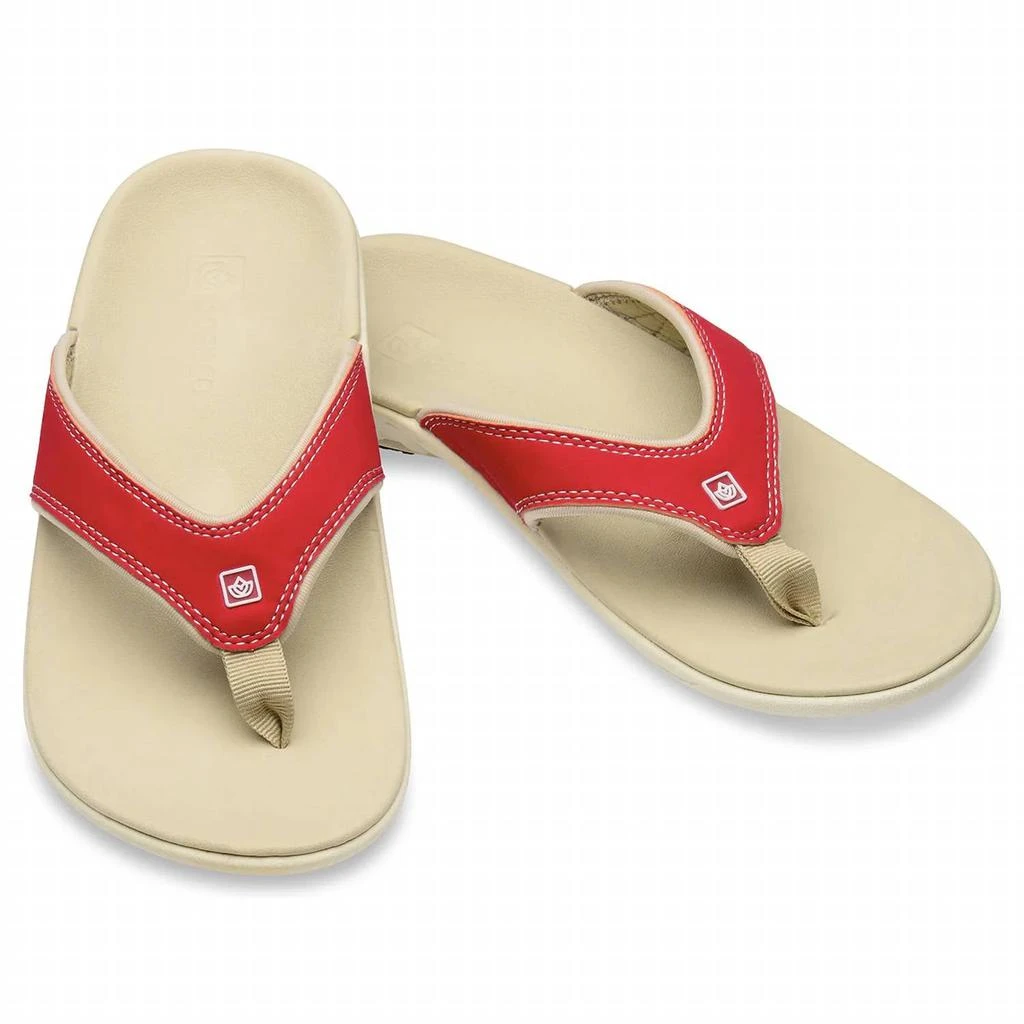 Spenco Women's Yumi Sandal In True Red 4