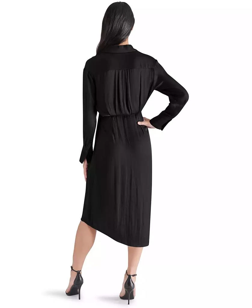 Steve Madden Women's Martina Asymmetrical-Hem Wrap Dress 2