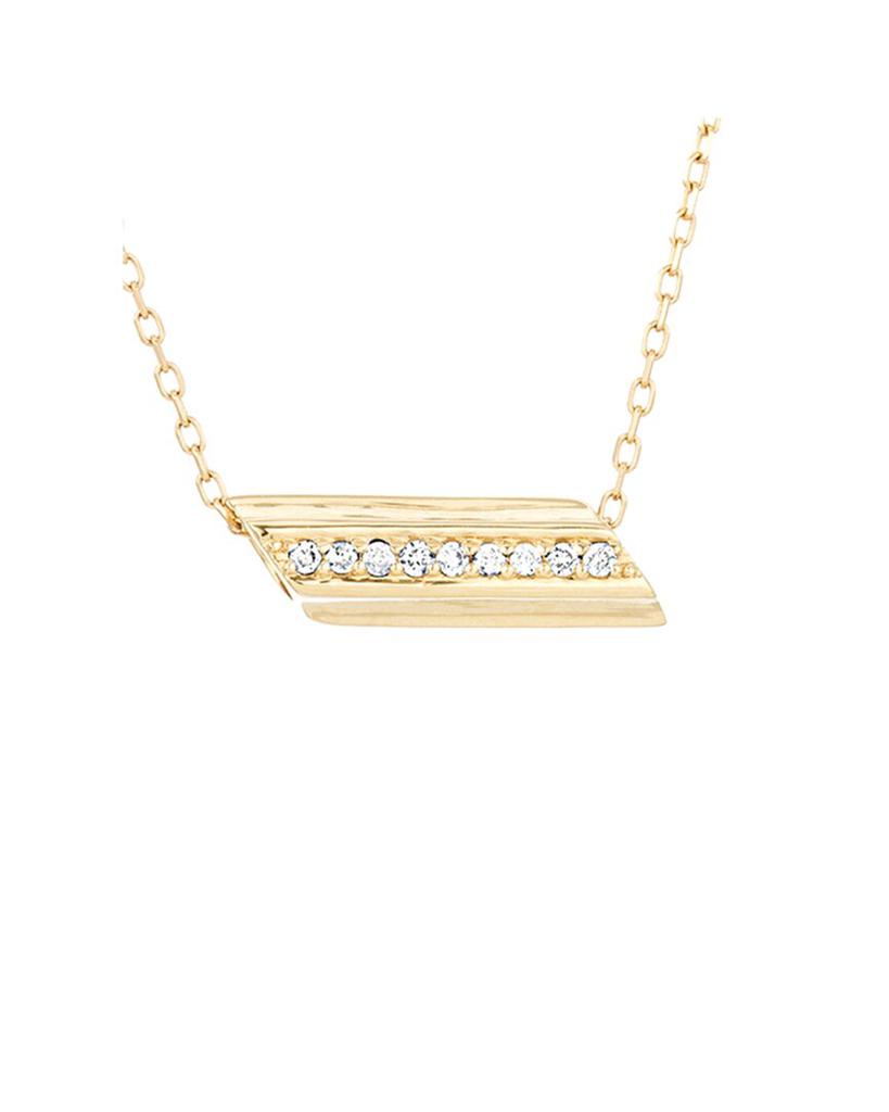 Adina Reyter 14K 0.06 ct. tw. Diamond Pasta Penne Necklace